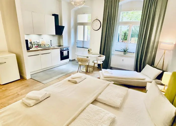 Modernes City-apartment Mit Grosser Terrasse 드레스덴